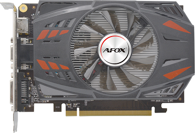 Видеокарта AFOX NVIDIA GeForce GT730, 2Гб GDDR5, 128 бит, Retail, PCIe2.0, 1xFAN, 2-SLOT, 23Вт, VGA, HDMI, DVI (AF730-2048D5H5)