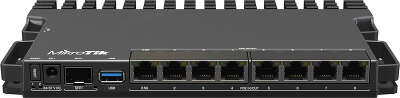 Маршрутизатор MikroTik RB5009UPr+S+IN 10/100/1000 компл.:устройство/крепления/адаптер черный