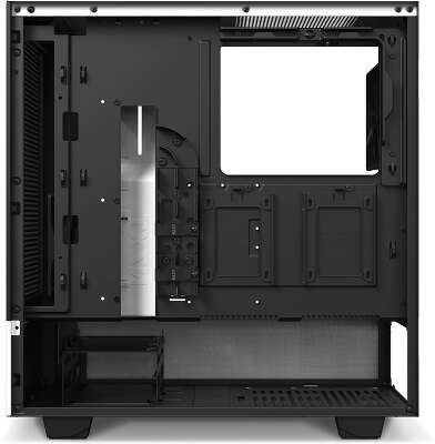 Корпус NZXT H510 Flow, белый/черный, ATX, Без БП (CA-H52FW-01)