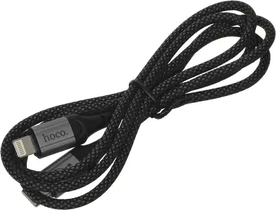 Кабель Hoco X102 Fresh iP USB Type-C (m)-Lightning (m) 1м черный коробка
