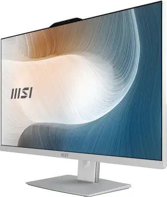 Моноблок MSI Modern AM272P 1M-677XRU 27" Full HD Core 3 100U (1.2) 8Gb SSD512Gb Graphics без ОС GbitEth WiFi BT 120W клавиатура мышь Cam белый 1920x1080