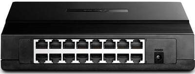 Коммутатор TP-LINK TL-SF1016D 16 портов (16х100Mbs, неуправляемый, настольный, L2, корпус-пластик) (TL-SF1016D)