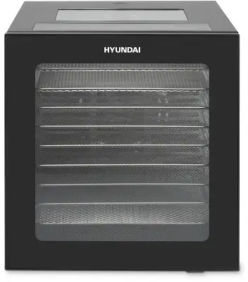 Сушка для фруктов и овощей Hyundai HYFD-8804 20под. 850Вт черный