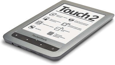 Электронная книга 6" PocketBook 623 Touch2, WiFi, серебристая