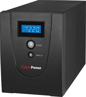 ИБП CyberPower VALUE 2200EI, Line-Interactive, 2200VA/1320W, USB&Serial, RJ11/RJ45, 6 IEC-320 С13 розеток, Black, 0.16х0.21х0.35м., 14.7кг./ UPS Line-Interactive CyberPower VALUE2200EILCD 2200VA/1320W USB/RS-232/RJ11/45 (6 IEC С13)