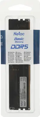 Память DDR5 16GB 5600MHz Netac NTBSD5P56SP-16 Basic RTL PC5-44800 CL46 DIMM 288-pin 1.1В original Intel Ret