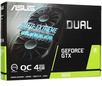 Видеокарта ASUS NVIDIA nVidia GeForce GTX 1650 Dual 4Gb DDR6 PCI-E DVI, HDMI, DP