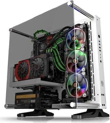 Корпус Thermaltake Core P3 TG Snow, белый, ATX, Без БП (CA-1G4-00M6WN-05)