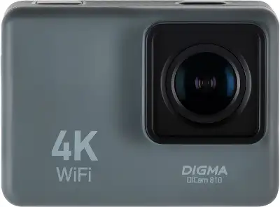 Экшн-камера Digma DiCam 810 серый