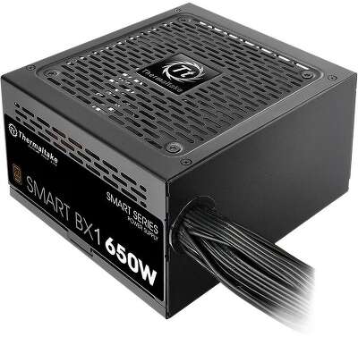 Блок питания 650W Thermaltake Smart BX1 SE (ATX 2.3, 80+ Bronze, APFC, 20+4 pin, 120 mm fan) (PS-SPD-0650NNSABE-2)