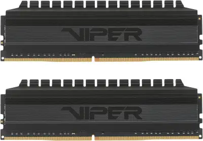 Память DDR4 2x8Gb 3600MHz Patriot PVB416G360C8K Viper 4 Blackout RTL Gaming PC4-28800 CL18 DIMM 288-pin 1.35В с радиатором Ret