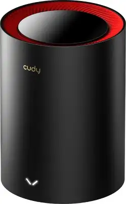 Бесшовный Mesh роутер Cudy M3000 (M3000(1-PACK)) AX3000 100/1000/2500BASE-T черный