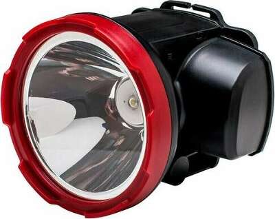 Фонарь налобный светодиодный аккумуляторный КОСМОС H1W, 2 режима, 1W LED, 500mah,  зарядка от сети