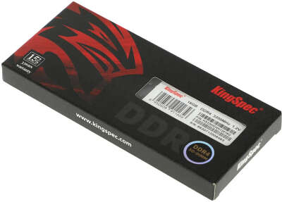 Память KINGSPEC DDR4 SO-DIMM 16Gb (PC425600, 3200MHz, C17, 1.2V, RTL) (KS3200D4N12016G)