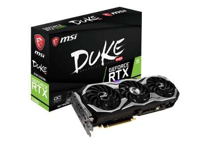 Видеокарта MSI nVidia GeForce RTX 2080 DUKE 8G OC 8Gb GDDR6 PCI-E HDMI, 3DP