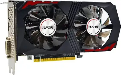 Видеокарта Afox PCI-E 3.0 AF1050TI-4096D5H5-V6 NVIDIA GeForce GTX 1050TI 4Gb 128bit GDDR5 1291/7000 DVIx1 HDMIx1 DPx1 HDCP Ret