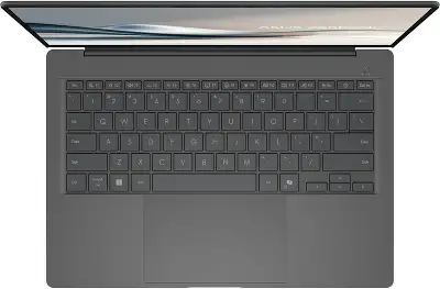 Ноутбук Asus Zenbook 14 UX3407RA-QD038W Snapdragon X Elite X1E-78-100 32Gb SSD1Tb Qualcomm Adreno 14" OLED WUXGA (1920x1200) Windows 11 Home grey WiFi BT Cam Bag (90NB16G2-M00360)