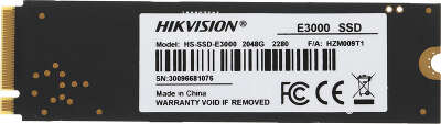Твердотельный накопитель 2Tb [HS-SSD-E3000/2048G] (SSD) Hikvision E3000