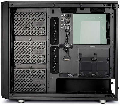 Корпус Fractal Design Meshify S2 TG Dark, черный, ATX, Без БП (FD-CA-MESH-S2-BKO-TGD)