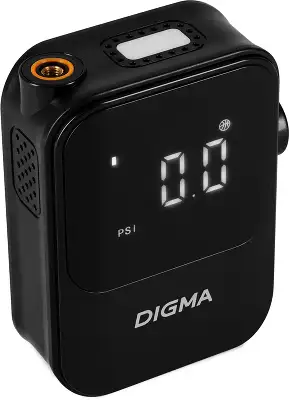 Автомобильный компрессор Digma QBK-120B шланг 0.2м