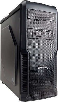 Корпус ZALMAN Z3, ATX, BLACK, 2x5.25", 5x3.5", 1x2.5", 2xUSB2.0, 1xUSB3.0, FRONT 1x120mm, REAR 1x120mm, TOP 1x120mm