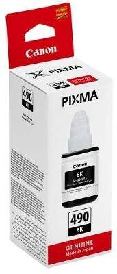 Контейнер с чернилами CANON GI-490 BK черный, 135 мл  (0663C001)