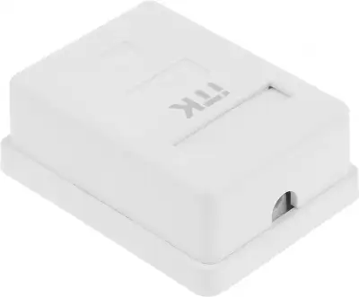 Розетка ITK CS2-1C5EU-12 настен.RJ45 1 кат.5E UTP бел.