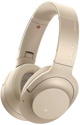 Беспроводные наушники Sony h.ear on 2 Wireless NC WH-H900N, Bluetooth®, с шумоподавлением, золотые