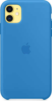 Силиконовый чехол для iPhone 11 Apple Silicone Case, Surf Blue [MXYY2ZM/A]