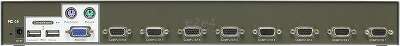 Коммутатор TRENDnet TK-803R 8-Port USB/PS2 KVM Switch