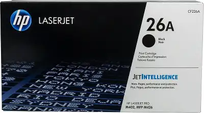 Картридж лазерный HP 26A CF226A черный бар.в компл. (3100стр.) для HP LJ Pro M402/M426