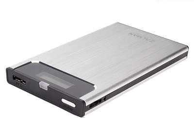 Контейнер для HDD 2.5" Zalman ZM-VE300 SATA серебристый, USB3.0 + функция Virtual Drive