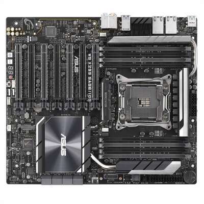 Материнская плата ASUS WS X299 SAGE/10G LGA2066 CEB 8xDDR4 7xPCIEx16 2xM.2 2x10GLAN {3} (952001)