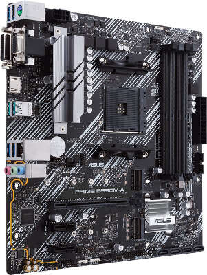 Материнская плата mATX LGAAM4 ASUS PRIME B550M-A/CSM