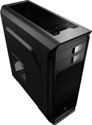 Корпус Aerocool Aero-500 Black, ATX, 1x USB 3.0, 2x USB 2.0, 2х реобаса, фильтры от п