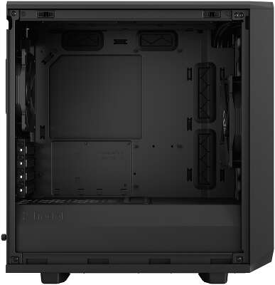 Корпус Fractal Design Meshify 2 Mini Black TG Dark Tint, черный, mATX, Без БП (FD-C-MES2M-01)
