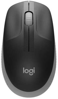 Мышь беспроводная Logitech M190 grey ( USB, оптическая, 1000dpi, 3but) (910-005906)