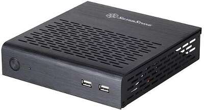 Корпус Silverstone PT13 Petit, черный, Thin Mini-ITX, Без БП (SST-PT13B)