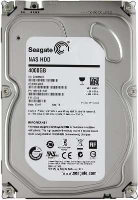 Жёсткий диск SATA-3 4TB [ST4000VN000] Seagate Barracuda NAS Edition, 5900rpm, 64MB Cache