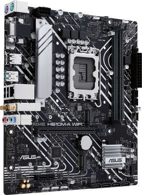 Материнская плата Asus PRIME H610M-A WIFI Soc-1700 Intel H610 2xDDR5 mATX AC`97 8ch(7.1) GbLAN+VGA+HDMI+DP