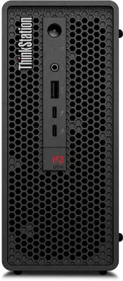 ПК Lenovo ThinkStation P3 Ultra SFF Core i9 14900K (3.2) 32Gb SSD1Tb UHDG 770 Windows 11 Pro 64 2.5xGbitEth+1xGbitEth 300W мышь клавиатура черный (30HBS63W00)