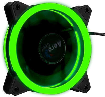Вентилятор для корпуса Aerocool Rev RGB 120х120x25 черный 3-pin 15дБ (REV RGB 120) Ret