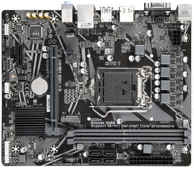 Материнская плата GIGABYTE H510M S2H V3 (LGA1200/H470/2xDDR4/mATX/RAID/VGA, HDMI, DP) (H510M S2H V3)
