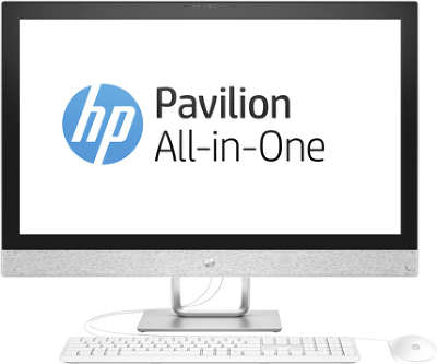 Моноблок 27" HP Pavilion 27I 27-r002ur 3-7100T/4/1000/Multi/Wi-Fi/BT/Cam/kbd/mouse/DOS [2MJ62EA]