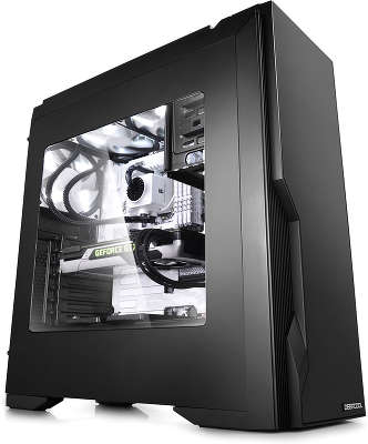 Корпус Deepcool DUKASE V2 , ATX, без БП, черный