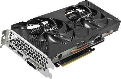 Видеокарта Palit NVIDIA nVidia GeForce GTX1660 Dual OC 6Gb DDR5 PCI-E DVI, HDMI, DP