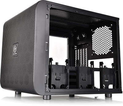 Корпус Thermaltake Core V21 черный w/o PSU mATX 11x120mm 7x140mm 1x200mm 2xUSB3.0