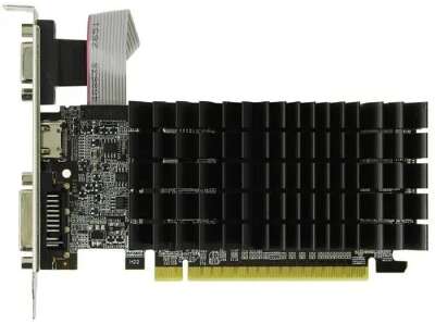 Видеокарта AFOX Geforce G210 LP 1GB, DDR3 64-bit, VGA/DVI/HDMI  Fan (AF210-1024D3L5) RTL 