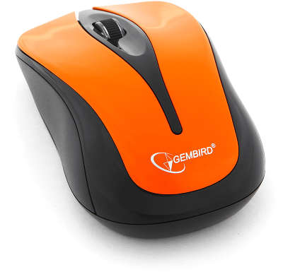 Мышь беспроводная Gembird MUSW-325, оранжевая