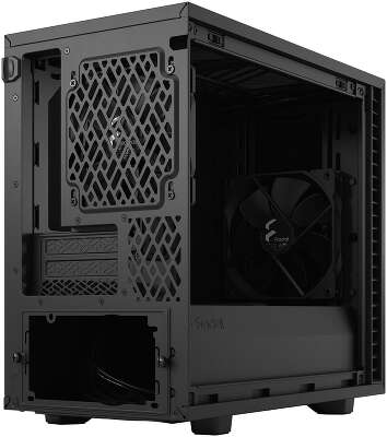 Корпус Fractal Design Define 7 Nano Black TG Light Tint, черный, Mini-ITX, Без БП (FD-C-DEF7N-02)